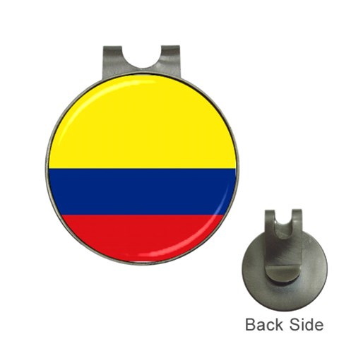 Colombian Flag Colombia Golf Ball Marker Hat Clip from ArtsNow.com Front