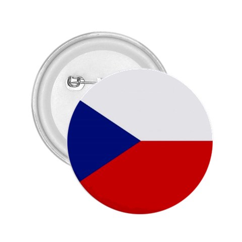 Czech Republic 2.25  Button from ArtsNow.com Front