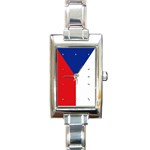 Czech Republic Rectangular Italian Charm Watch