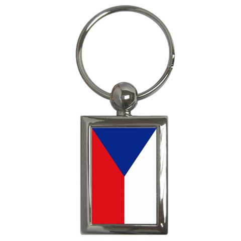 Czech Republic Key Chain (Rectangle) from ArtsNow.com Front