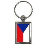 Czech Republic Key Chain (Rectangle)