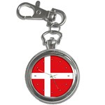 Denmark Flag Key Chain Watch