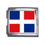 Dominican Republic Flag Mega Link Italian Charm (18mm)