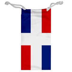 Dominican Republic Flag Jewelry Bag from ArtsNow.com Back