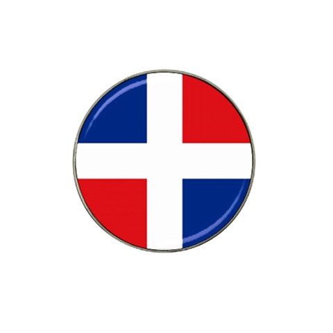 Dominican Republic Flag Hat Clip Ball Marker from ArtsNow.com Front