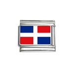 Dominican Republic Flag Italian Charm (9mm)