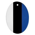 Estonian Flag Estonia Ornament (Oval)