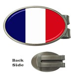 French Flag France Money Clip (Oval)