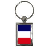 French Flag France Key Chain (Rectangle)