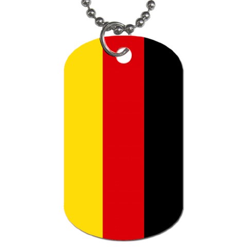 German Flag Germany Dog Tag (One Side) from ArtsNow.com Front