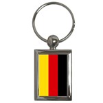 German Flag Germany Key Chain (Rectangle)