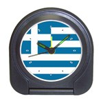 Greek Flag Greece Travel Alarm Clock