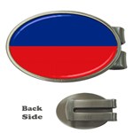 Haitian Flag Haiti Money Clip (Oval)