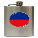 Haitian Flag Haiti Hip Flask (6 oz)