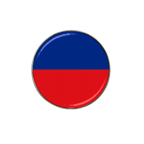 Haitian Flag Haiti Hat Clip Ball Marker from ArtsNow.com Front