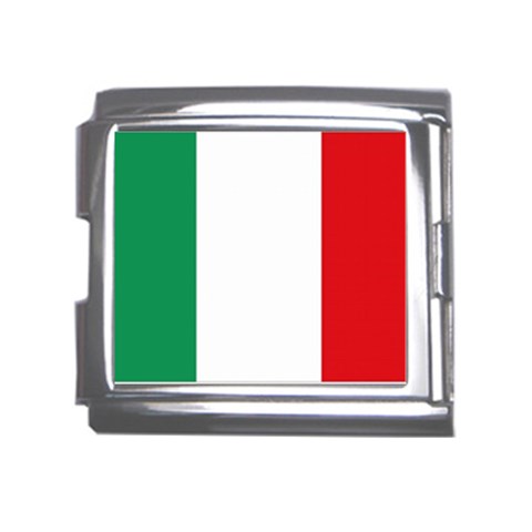 Italian Flag Italy Mega Link Italian Charm (18mm) from ArtsNow.com Front