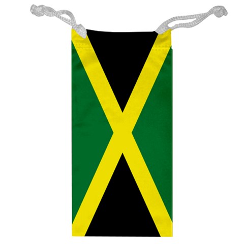 Jamaican Flag Jamaica Jewelry Bag from ArtsNow.com Front