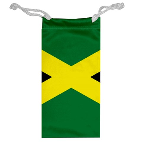 Jamaican Flag Jamaica Jewelry Bag from ArtsNow.com Back