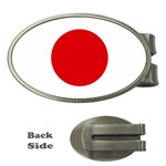 Japanese Flag Japan Money Clip (Oval)