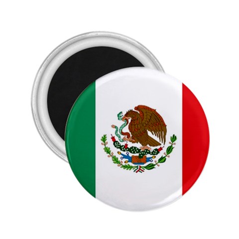 Mexican Flag Mexico 2.25  Magnet from ArtsNow.com Front