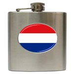 Netherlands Flag Dutch Hip Flask (6 oz)