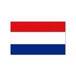 Netherlands Flag Dutch Sticker (Rectangular)