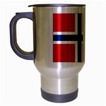 Norwegian Flag Norway Travel Mug (Silver Gray)