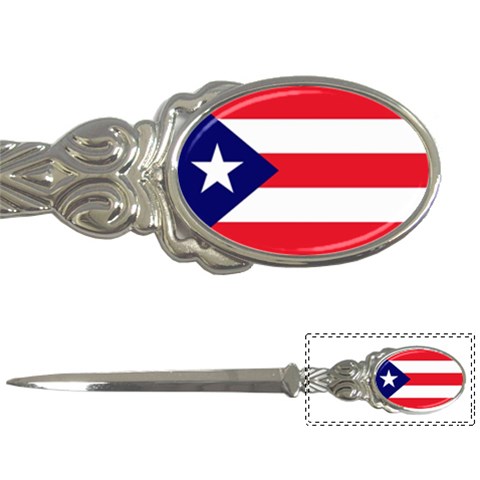 Puerto Rican Flag Puerto Rico Letter Opener from ArtsNow.com Front