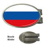 Russian Flag Russia Money Clip (Oval)