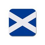 Scotish Flag Scotland Rubber Square Coaster (4 pack)