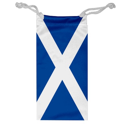 Scotish Flag Scotland Jewelry Bag from ArtsNow.com Front