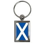 Scotish Flag Scotland Key Chain (Rectangle)