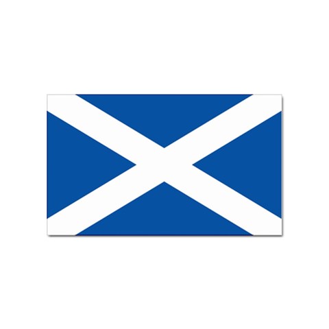 Scotish Flag Scotland Sticker (Rectangular) from ArtsNow.com Front