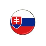 Slovakian Flag Slovakia Hat Clip Ball Marker