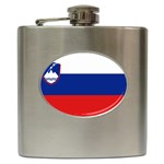 Slovenian Flag Slovenia Hip Flask (6 oz)