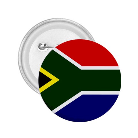 South African Flag South Africa 2.25  Button from ArtsNow.com Front