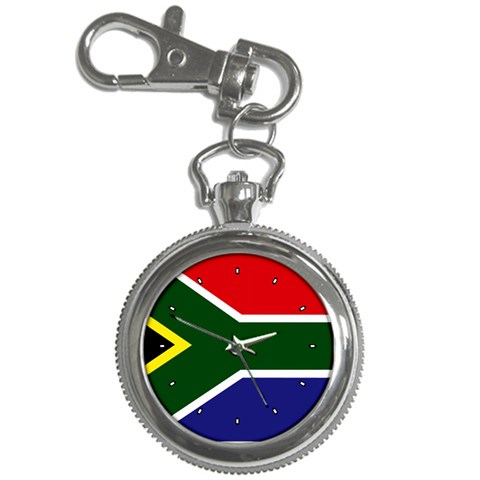 South African Flag South Africa Key Chain Watch from ArtsNow.com Front