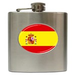 Spainish Flag Spain Hip Flask (6 oz)