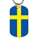 Swedish Flag Sweden Dog Tag (One Side)