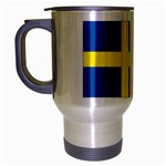 Swedish Flag Sweden Travel Mug (Silver Gray)