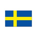 Swedish Flag Sweden Sticker (Rectangular)