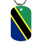 Tanzanian Flag Tanzania Dog Tag (One Side)