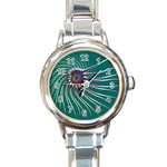 Flagellum Round Italian Charm Watch