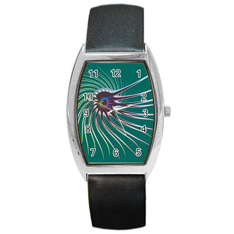 Flagellum Barrel Style Metal Watch from ArtsNow.com Front