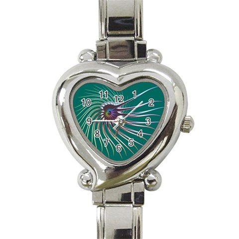 Flagellum Heart Italian Charm Watch from ArtsNow.com Front