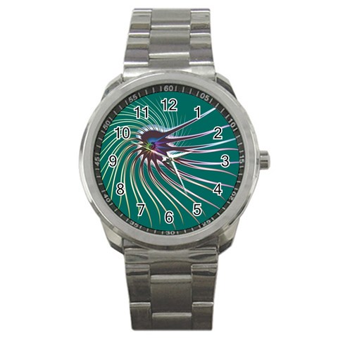 Flagellum Sport Metal Watch from ArtsNow.com Front