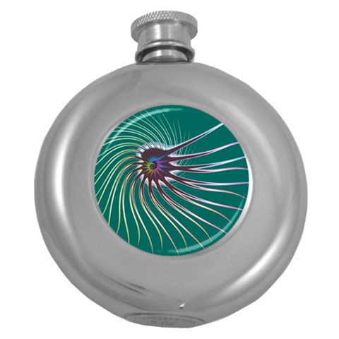 Flagellum Hip Flask (5 oz) from ArtsNow.com Front