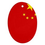 Chinese Flag China Ornament (Oval)