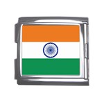 Indian Flag India Mega Link Italian Charm (18mm)