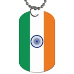 Indian Flag India Dog Tag (One Side)